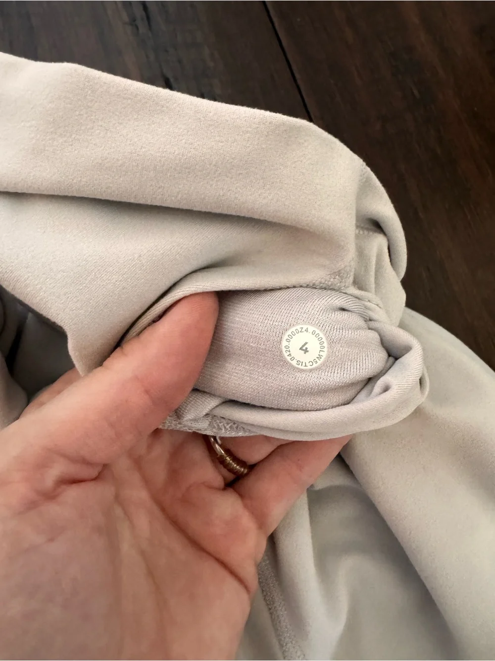 Lululemon Light Gray Full Length Align Leggings